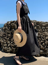 Waist Slimming Casual Suspender Dress